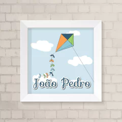 Quadro Pipa com Nome