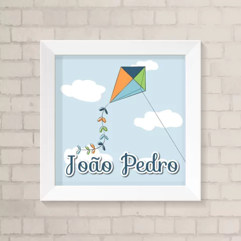 Quadro Pipa com Nome