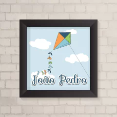 Quadro Pipa com Nome - comprar online
