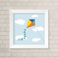 Quadro Infantil Pipa Menino
