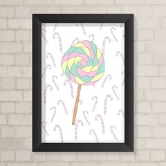 Quadro Infantil Pirulito - comprar online