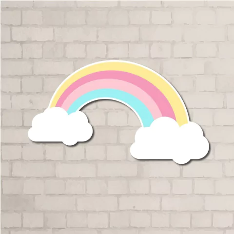 Plaquinha Arco-Íris