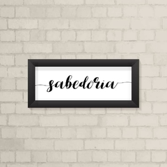 Quadro Casa Sabedoria - comprar online