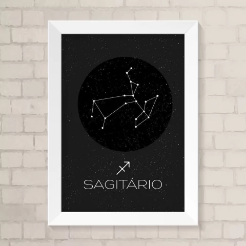 Quadro Casa Signo Sagitário