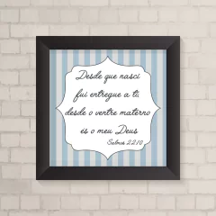 Quadro Infantil Salmos Menino - comprar online