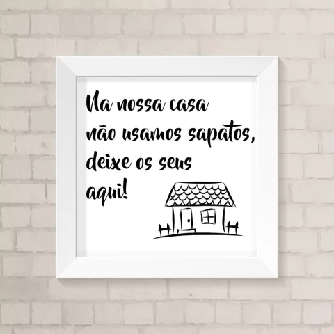 Quadro Casa Sapatos