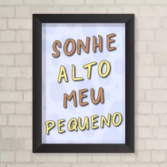 Quadro Infantil Sonhe Alto - comprar online
