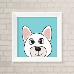 Quadro Infantil Cachorrinho Tobi