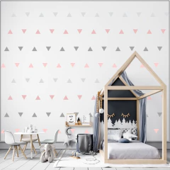 Adesivos Triângulos Cinza e Rosa 4,5cm - comprar online