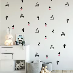 Adesivos Triângulos e Cactos - comprar online