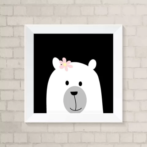 Quadro Infantil Ursinha