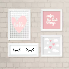 Kit de Quadros Hello