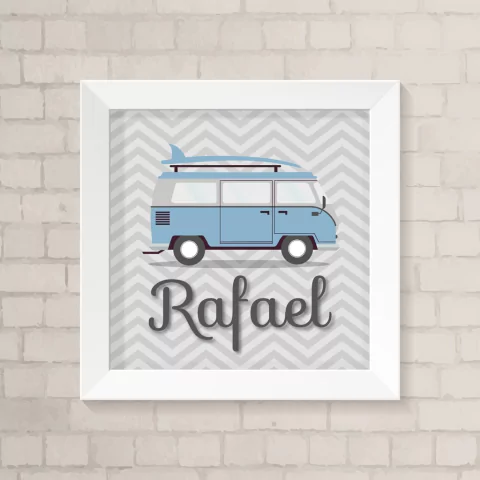 Quadro Kombi com Nome