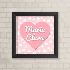 Quadro Coração com Nome - comprar online