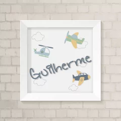 Quadro com Nome Menino