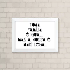 Quadro Casa Família