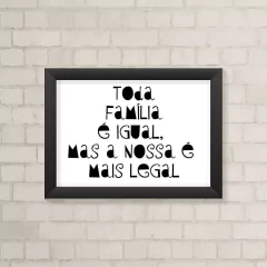 Quadro Casa Família - comprar online