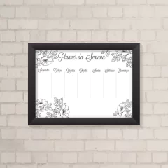 Quadro Planner Flores - comprar online