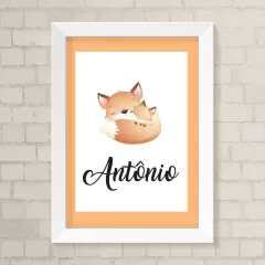 Quadro Raposa e nome