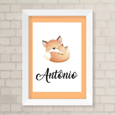 Quadro Raposa e nome