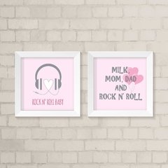 Kit de Quadros Rock Menina