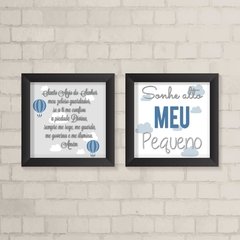 Kit de Quadros Santo Anjo e Sonhe Alto - comprar online
