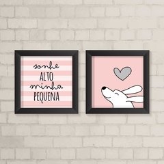 Kit de Quadros Sonhe Alto e Cachorrinho - comprar online