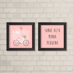 Kit de Quadros Sonhe Alto e Bicicleta - comprar online