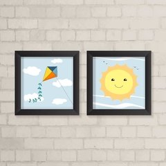 Kit de Quadros Pipa e Sol - comprar online