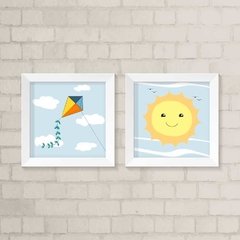 Kit de Quadros Pipa e Sol