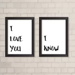Kit de Quadros I Love You - comprar online
