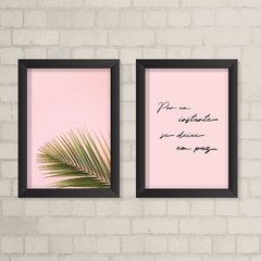Kit de Quadros Palmeira Tropical - comprar online