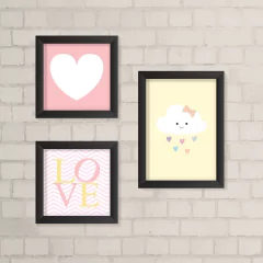 Kit de Quadros Nuvem - comprar online