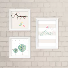Kit de Quadros Primavera