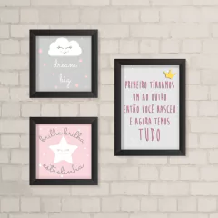 Kit de Quadros Nuvem e Estrelinha - comprar online