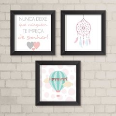 Kit de Quadros Nunca Deixe de Sonhar - comprar online