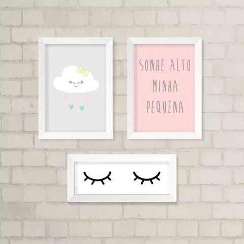Kit de Quadros Sonhe Alto