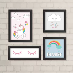 Kit de Quadros Arco-Íris - comprar online