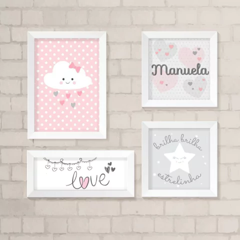 Kit de Quadros Brilha, Brilha Estrelinha