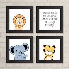 Kit de Quadros Bichinhos Menino - comprar online