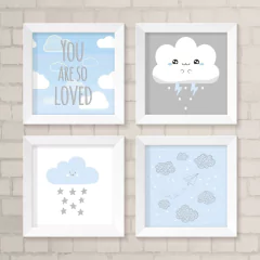 Kit de Quadros Nuvens
