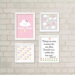 Kit de Quadros Passarinhos e Borboletas