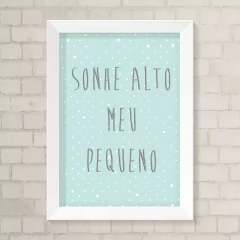 Quadro Infantil Sonhe Alto Pequeno