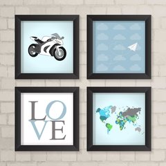 Kit de Quadros Viagem e Moto - comprar online