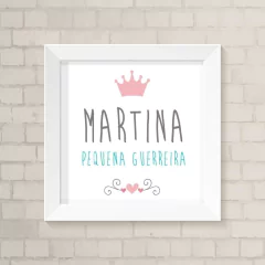 Quadro com Nome e Significado Coroa