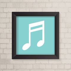 Quadro Infantil Nota Musical - comprar online