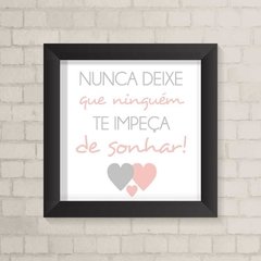 Quadro Infantil Nunca Deixe - comprar online
