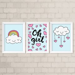 Kit de Quadros Oh Girl!