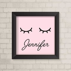 Quadro com Nome Olhinhos - comprar online
