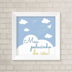 Quadro Infantil Meu Pedacinho do Céu Menino